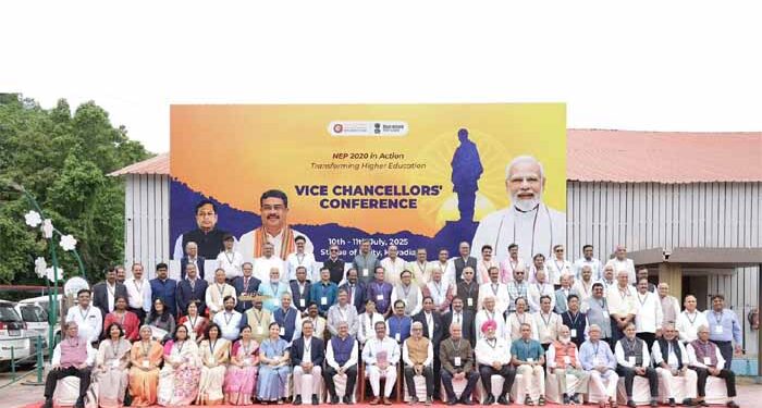 Dharmendra Pradhan flags off national meet on NEP implementation in Gujarat’s Kevadia