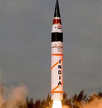 Successful test-firing of ‘Agni 5’ Ballistic Missile asserts India’s 5,000km strike capability
