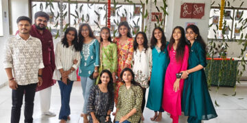 Swarrnim Science College celebrates Krishna Mahotsav with piety and gaiety