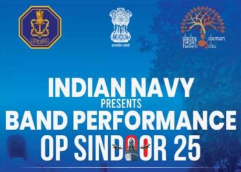 Indian Navy to present three-day Band Concert – Op Sindoor ’25 in Daman, Silvassa