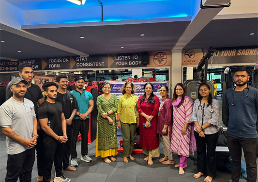 Rotary Club of Bhavnagar Vibrant organises CPR Training for gym trainers and members