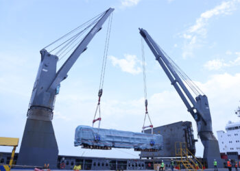 ‘Made in India’ railway locomotives exported via Adani’s Mundra Port to Guinea in West Africa