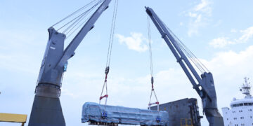 ‘Made in India’ railway locomotives exported via Adani’s Mundra Port to Guinea in West Africa
