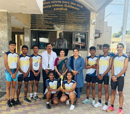 SR Mehta Arts College Runners-Up in Cross Country Competition of Gujarat University
