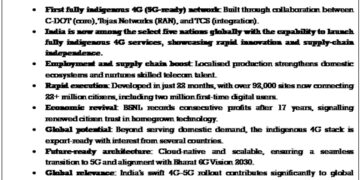 BSNL’s 4G Stack: India’s Swadeshi Signal to the World