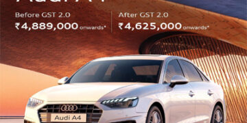 GST 2.0 impact: Ahead of festivals, Audi India reduces prices by ₹2.6 lakh to over ₹7.8 lakh