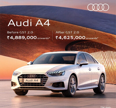 GST 2.0 impact: Ahead of festivals, Audi India reduces prices by ₹2.6 lakh to over ₹7.8 lakh