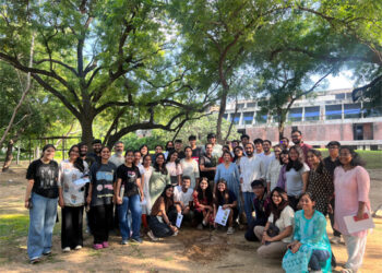 CEPT University students plant roots for a greener future and pollution-free environment