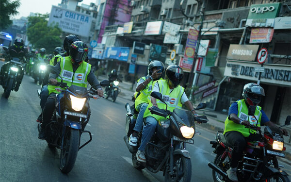 Gulf Oil flags off Chai – Pakoda Ride 2025 from Ahmedabad Riverfront with over 200 enthusiasts