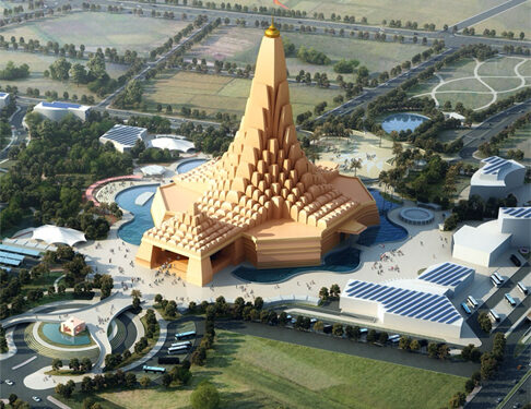 Adani Cement sets world record with largest raft foundation for Umiya Dham Temple