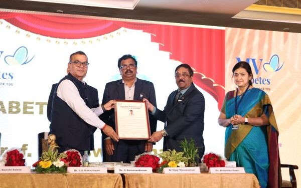 Honouring a Legend in Diabetology: M.V. Diabetes hosts First Prof. M. Viswanathan Centenary Award and Oration