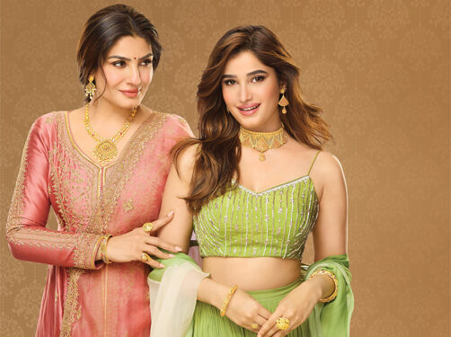 Raveena Tandon and Rasha Thadani make their first-ever brand debut together launching Reliance Jewels’ new festive collection