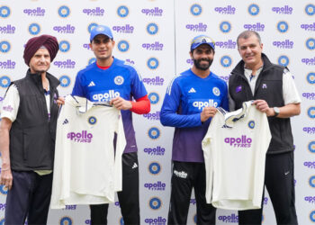 Ahead of opening match against West Indies, Apollo Tyres hits the pitch with Team India
