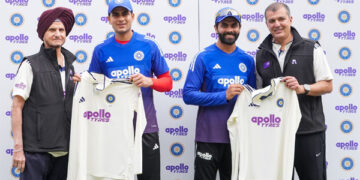 Ahead of opening match against West Indies, Apollo Tyres hits the pitch with Team India