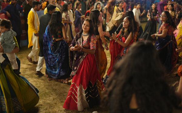 Beats over showers with rhythm: Youthful spirit lights up HL College’s ‘Love Dandiya 2025’