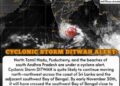 Cyclone Ditwah: Alert for the East Coast of India