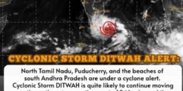 Cyclone Ditwah: Alert for the East Coast of India
