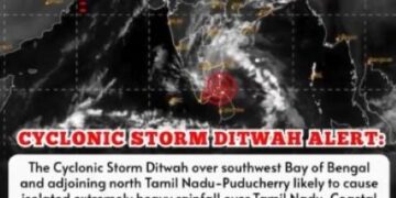 Cyclone Ditwah – TN on edge as heavy rain, strong winds batter northern coastal districts