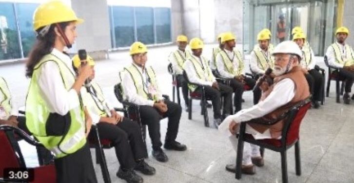 PM Modi reviews Surat Bullet Train Station, Calls India’s first high-speed rail a ‘National Turning Point’