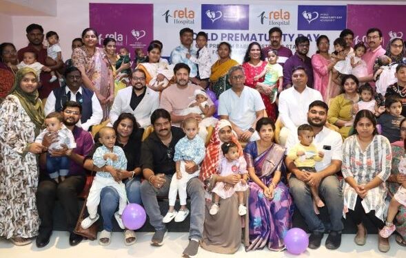 Rela Hospital celebrates resilience of preterm babies on World Prematurity Day