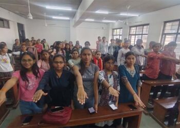 Birthday bash with a difference: C.C. Sheth College students unite for ‘No Meat Day’