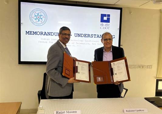 IITGN and C-DOT forge alliance to drive indigenous telecom and cyber security innovation