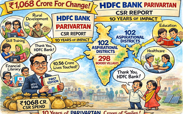 ₹1,068 crore for change: HDFC Bank unveils its first-ever standalone CSR Report