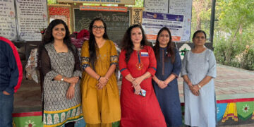 Rotary Club of Bhavnagar Vibrant warms young hearts with 210 winter sweaters