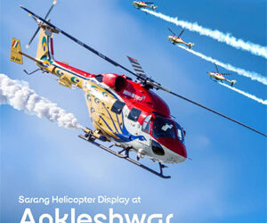 Sarang team set to soar over Ankleshwar skies in a dazzling tribute to IAF aerial mastery