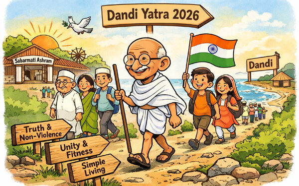 New Year Tribute: Historic Dandi Yatra to begin from Sabarmati Ashram — walking Gandhi’s path with purpose and passion