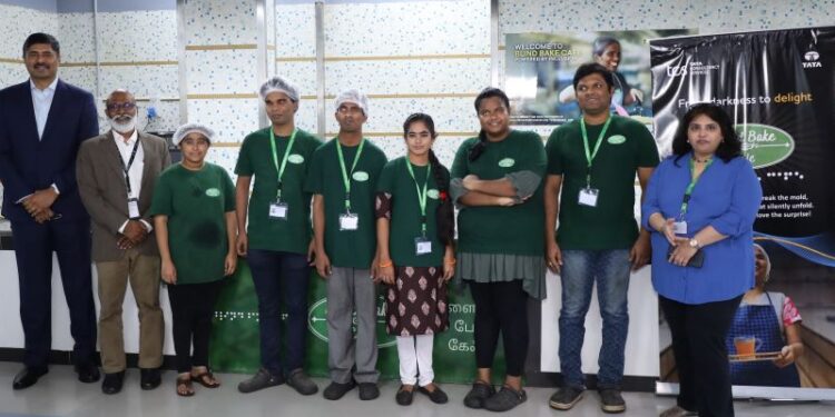 TCS unveils trendsetting Blind Bake Café, first in Singara Chennai & second in the country