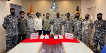 ICG–CIU busts ₹9 crore hashish oil smuggling racket off Pamban in Gulf of Mannar