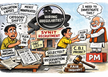 Victim seeks PM’s intervention over alleged irregularities in SVNIT recruitment