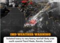 Northeast Monsoon roars on as Ditwah’s remnants drench Tamil Nadu and Andhra Coast