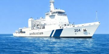 India Bolsters Maritime Environmental Security as Coast Guard Inducts First Indigenous Pollution Control Vessel ‘Samudra Pratap’