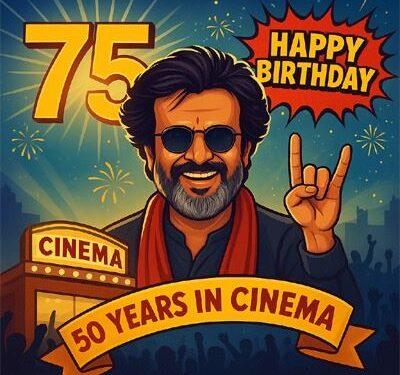 Thalaivar 75: A Golden Saga unfolds as Rajinikanth celebrates 75th birthday & 50 years of cinematic reign