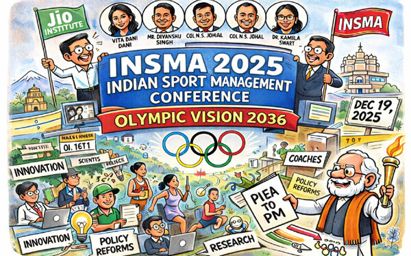 Jio Institute, INSMA unveil INSMA 2025 to Shape India’s Olympic Vision for 2036