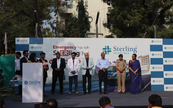 Sterling Hospitals unveils citywide 24×7 Emergency Response Ambulance Network in Medical Capital of India