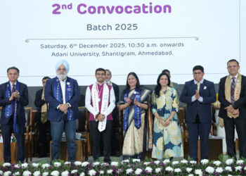Embrace innovation, adaptability and global thinking: Qualcomm India President inspires Adani University graduates at 2nd Convocation