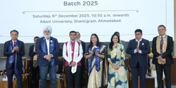 Embrace innovation, adaptability and global thinking: Qualcomm India President inspires Adani University graduates at 2nd Convocation