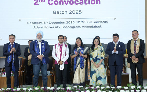 Embrace innovation, adaptability and global thinking: Qualcomm India President inspires Adani University graduates at 2nd Convocation