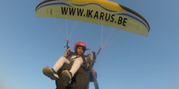Soaring Beyond Fear: Five-Year-Old Inaaya takes to the skies, redefining courage in adventure sports