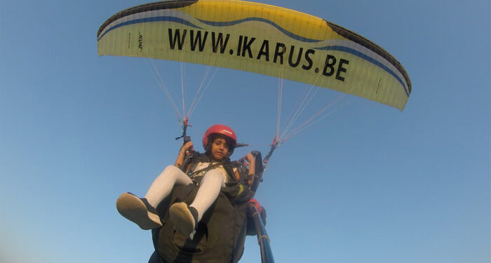 Soaring Beyond Fear: Five-Year-Old Inaaya takes to the skies, redefining courage in adventure sports