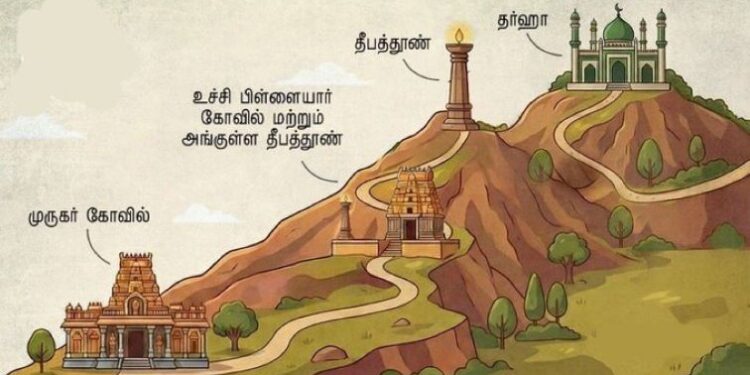 Historic Verdict Upholds Religious Freedom: Madras HC Clears Way for Lighting of Deepam at ‘Deepathoon’ on Thirupparankundram Hill