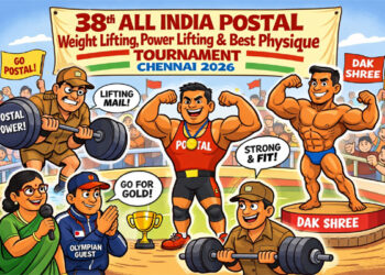 Strength, stamina and service: Chennai hosts 38th All India Postal Power Sports Championship