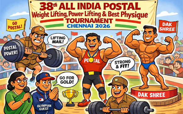 Strength, stamina and service: Chennai hosts 38th All India Postal Power Sports Championship