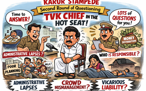 CBI grills Vijay for six hours in Karur stampede probe; actor faces tough questions on crowd control and delay