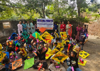 When kites lift dreams: Rotary’s Uttarayan gift sends schoolkids’ spirits soaring beyond the sky
