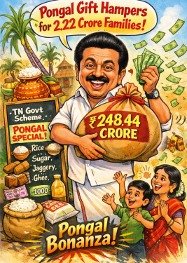 Tamil Nadu announces ₹248.44-crore Pongal gift hamper scheme for 2.22 crore families