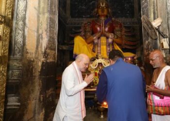Faith, Gratitude and Harmony: Amit Shah offers prayers at Srirangam, Celebrates Pongal in Tiruchirappalli